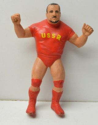 Nikolai Volkoff Ljn Wwf Wrestling Action Figure Vintage Rubber Figure 1980 