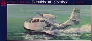 Glencoe Models 1:48 Republic Rc.  3 Seabee Plastic Aircraft Model Kit 05104u
