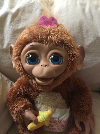 Furreal Friends Cuddles My Giggly Monkey 2012 Hasbro Interactive Toy Accessories