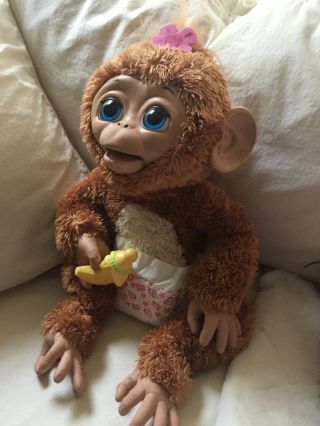 FurReal Friends Cuddles My Giggly Monkey 2012 Hasbro Interactive Toy Accessories 2