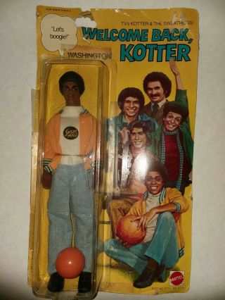 Vintage 1976 Mattel Welcome Back Kotter Washington Doll W Packaging Packaging.