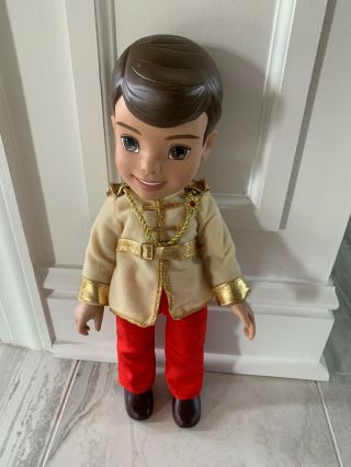 Disney Tollytots Toddler Prince Charming 15 " Doll Cinderella 2012