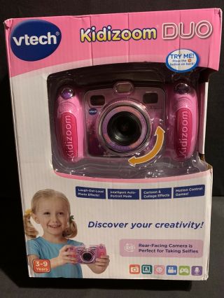 Vtech Kidizoom Duo Digital Camera For Kids Pink Exclusive Kids Can Take Selfies
