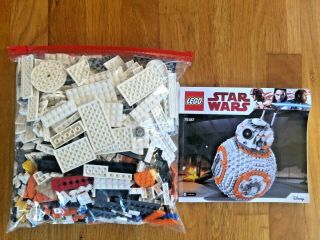 Lego 75187 Disney Star Wars Bb - 8 Set,  100 Complete W/ Instructions & Sticker