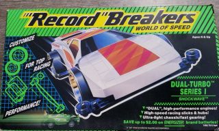 1989 Hasbro Record Breakers World Of Speed Dual Turbo Series 1 Shockwave