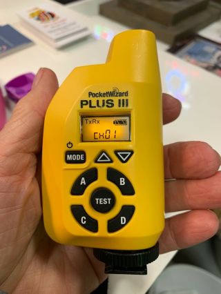 Pocket Wizard Plus Lll Transmitter Yellow 2 For 110.  00