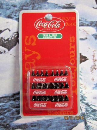 Train House Carnival Village " 6 Red Coca - Cola Cases ",  Dept 56/lemax Info