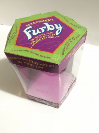 Vintage Furby 1998 By Tiger With Tags And Box Non 2