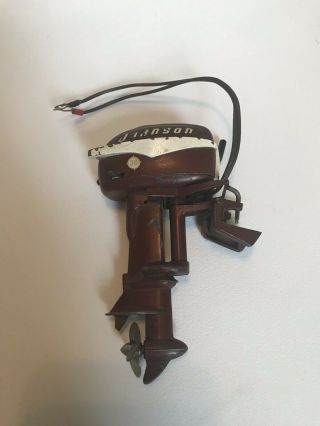 Toy Outboard Motor 1956 Johnson 30 Hp.  K&o Fleet Line Battery Operated
