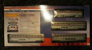 Rail King By Mth 30 - 4018 - 1 Amtrak Genesis Electric Train Set