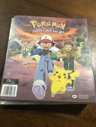 1998 Pokemon Three Ring Binder Folder Holder Empty - Gott Catch 