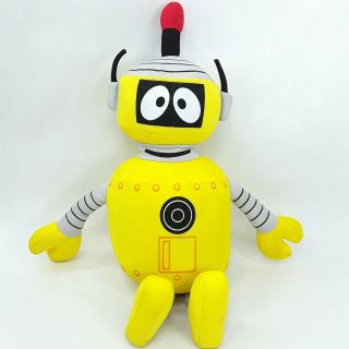 Yo Gabba Gaba Plush Soft Toy Doll Plex Robot Yellow Talking Talks Singing Sings