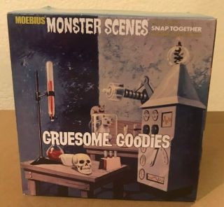 Moebius Aurora Monster Scenes Gruesome Goodies Model Kit 634 Complete Open 2010