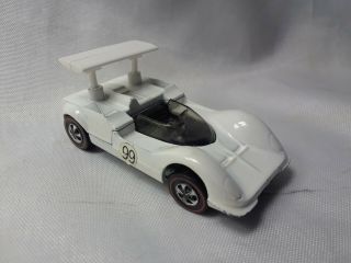 Hot Wheels Red Line Chaparral 2g 1969 Us White -