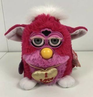Magenta And Pink I Love You Furby 1999 Valentine’s Day Edition W/ Tags