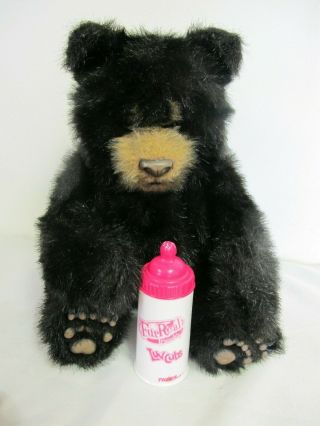 Furreal Luv Cubs Black Bear With Bottle Interactive Plush Tiger 2004