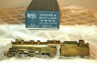 Vintage Pfm - United - Ho Brass - Denver &salt Lake 2 - 6 - 6 - 0 Articulated Steam Loco - Box
