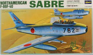 Hasegawa 1:32 North American F - 86f - 40 Sabre Jasdf Fighter Plastic Kit S3u