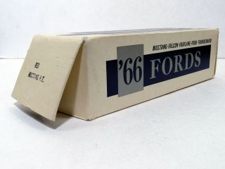 1966 Ford Mustang Promo Box Only,  No Model Inside Decent Cond.  No " Tongue "