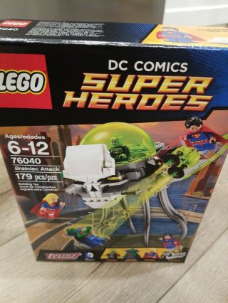 Lego Dc Heroes Justice League Brainiac Attack Superman Set 76040 179pcs