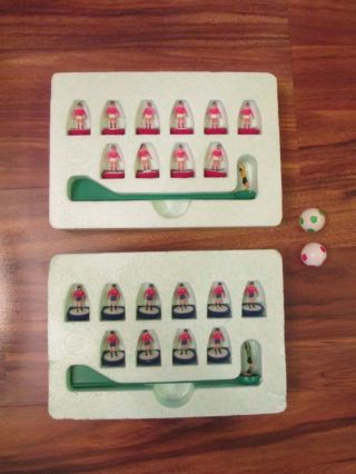 Vintage 1985 Subbuteo International Edition Table Soccer Game & World Cup Poster 2
