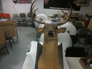 Buck Singing Talking Animated Gemmy Deer Head To Function Corr.  No Remote
