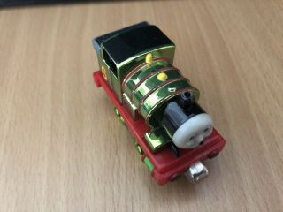 Authentic Take Along N Play Diecast Thomas Train Limited Metallic Percy