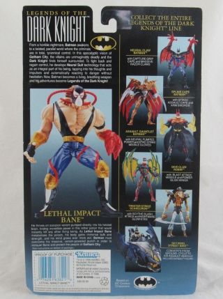 Legends of the Dark Knight Lethal Impact Bane Action Figure Kenner 1996 3