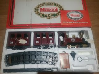 Mamod Steam Railway Co Sl3 Set Cars Track England Live Steam Locomotive