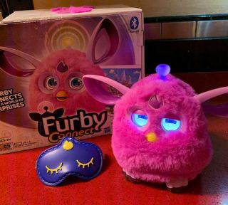Hasbro Furby Connect Bluetooth Friend Purple Pink Links To Smartphone Open Box