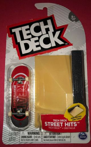 2019 Tech Deck Street Hits Real Heavyweights Skate Fingerboard And Obstacle