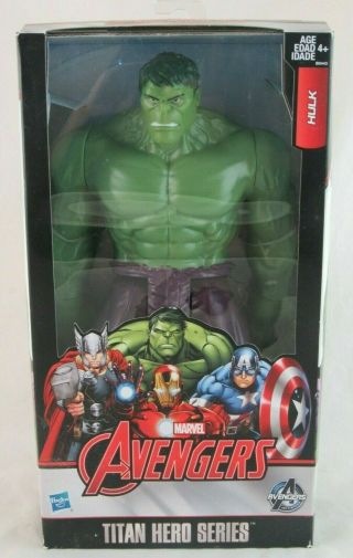 Marvel Avengers Hulk Action Figure,  Titan Hero Series,  Hasbro