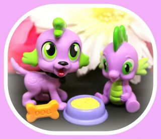 ❤️my Little Pony Spike The Puppy Baby Dog Dragon Figure Accessory Lot❤️