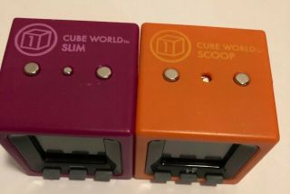 Cube World Stick People Set of 9 Series 1,  2,  3 And 5 Slim,  Scoop,  Hans,  Mic,  Dash, 3