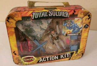 The Corps Total Soldier Action Kit With Parachuting Action Figure Lanard Toys