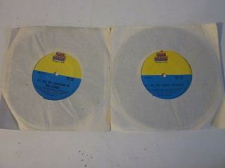 2 Vintage G.  I.  Joe 7 " Records The Challenge Of The Clones /the Deadly Satellite