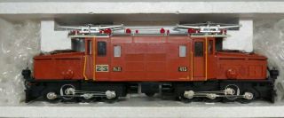 Lgb 2040 Rhb 6/6 Rhaetian Brown Crocodile Locomotive Engine G Scale Gauge W/box
