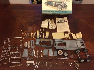 Vintage Hubley Model Sj Dusenberg La Grande Partially Assembled Kit