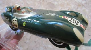 Lotus Eleven Le Mans Slot Car W/driver,  Xlnt Detail,  Vintage Built,  Display Case