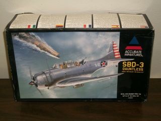 Accurate Miniatures 1/48 Scale Sbd - 3 Dauntless,  Battle Of The Coral Sea