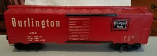 Kmt Kris Model Trains Chicago Burlington Quincy Route 404 Red Boxcar