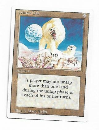 Magic The Gathering 1x Winter Orb Revised Lp