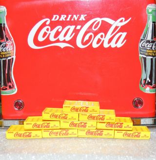 10 (ten) Coca Cola Cases W/red Lettering No Bottles Multi Scale Item Miniature