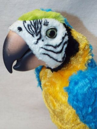 Fur Real Friends Squawkers McCaw Talking Interactive Parrot Bird Only 2