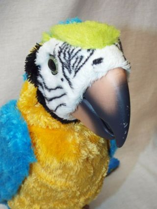Fur Real Friends Squawkers McCaw Talking Interactive Parrot Bird Only 3