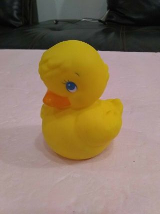 Vintage Playskool Ernie’s Rubber Duckie Sesame Street Collectible Duck Bath Toy