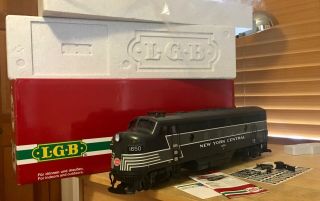 1989 Lgb York Central Diesel Locomotive G - Scale No.  21570 And Box,  Nos