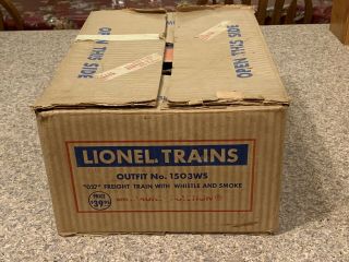 Lionel Postwar Train Set Outfit 1503ws W/set Box - Individual Boxes.