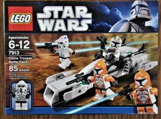 Lego Star Wars 7913 - Clone Trooper Battle Pack - / Box - Retired