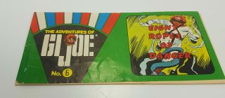 1969 Hasbro Gi Joe Adventures Of Gi Joe No 6 Eight Ropes Of Danger Mini Comic